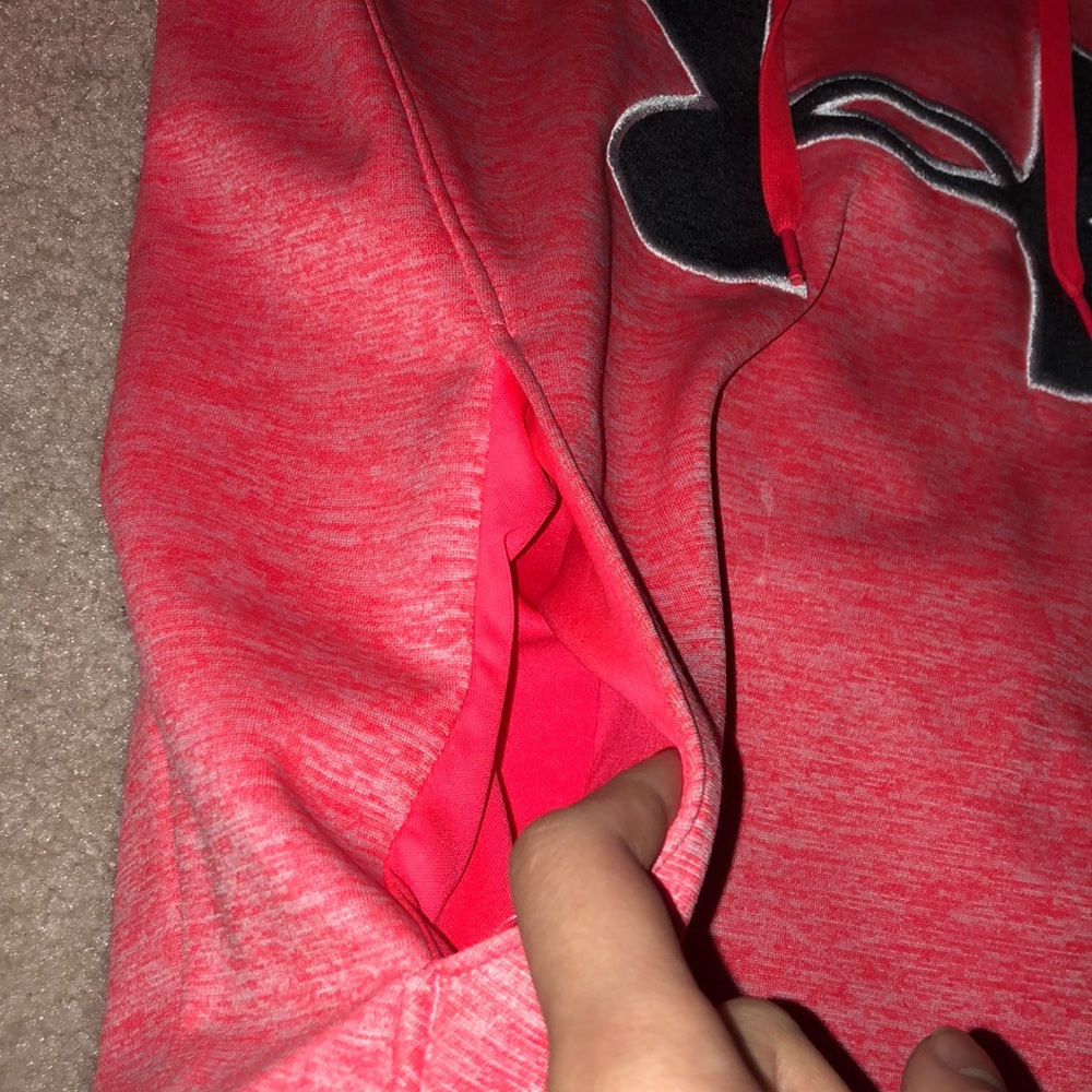 Pink/Gray Under Armour Sweatshirt - Picture 3 of 5